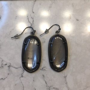 Gunmetal Kendra Scott earrings